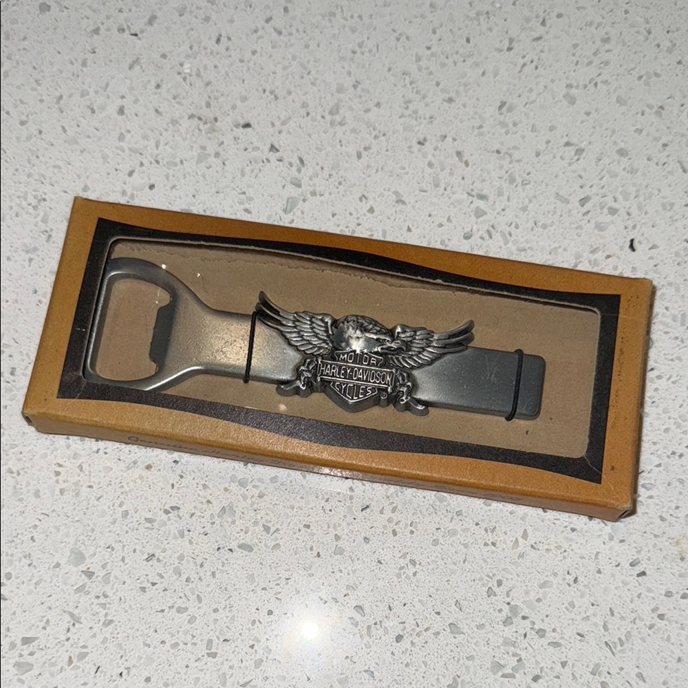 Harley-Davidson Black and Silver Eagle Belt
